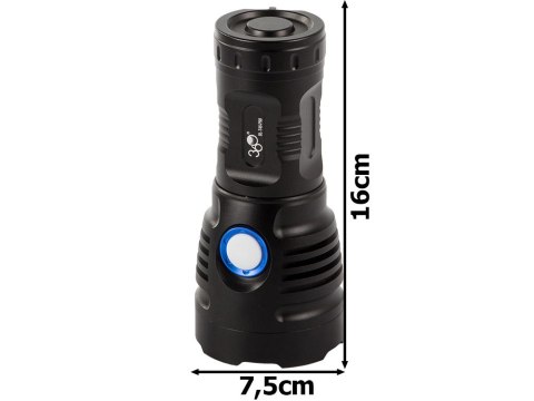 Latarka taktyczna bailong cree cob led xhp90 mocna