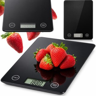 Waga kuchenna elektroniczna lcd 5kg szkło płaska dokładna