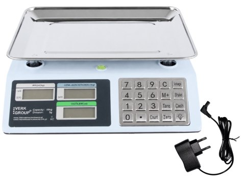 Waga sklepowa elektroniczna kalkulacyjna 40kg pl