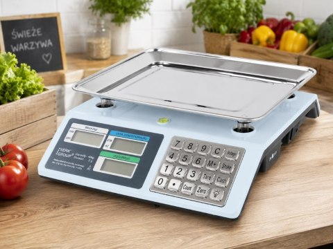 Waga sklepowa elektroniczna kalkulacyjna 40kg pl