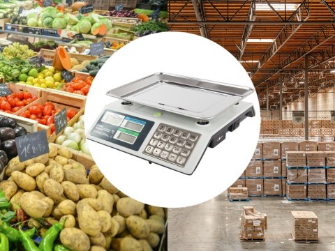Waga sklepowa elektroniczna kalkulacyjna 40kg pl