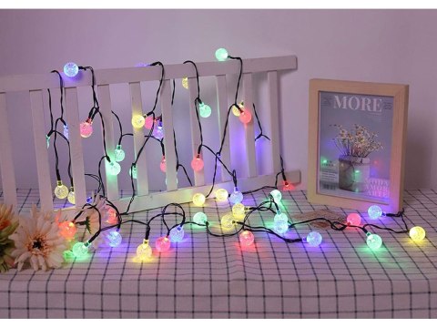 Girlanda ogrodowa lampki 20 led solarna multikolor