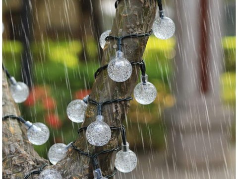 Girlanda ogrodowa lampki 20 led solarna multikolor
