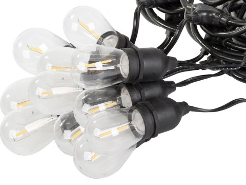 Girlanda ogrodowa łańcuch świetlny 20 led e27 20m