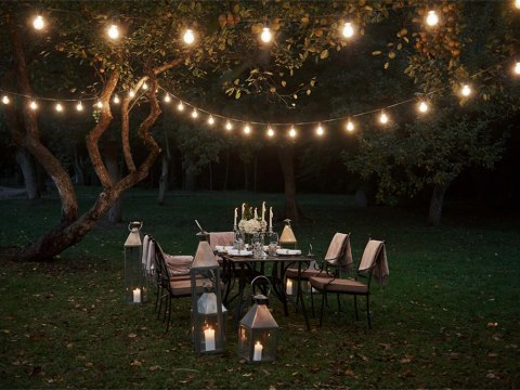 Girlanda ogrodowa łańcuch świetlny lampki 10 led