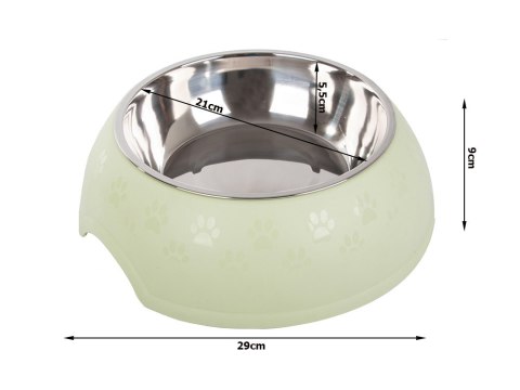 Miska dla psa kota na karmę metalowa duża 1200ml