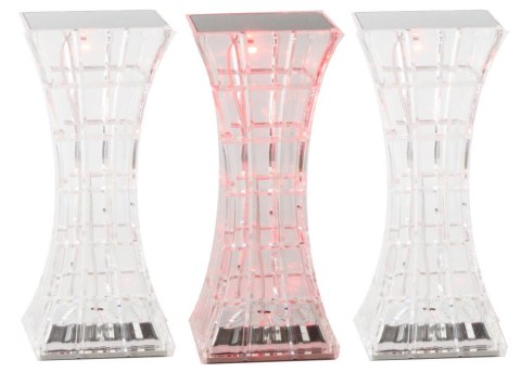 Lampka kryształ nocna stołowa led rgb usb pilot