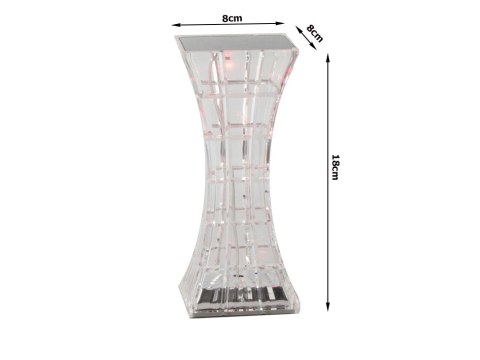 Lampka kryształ nocna stołowa led rgb usb pilot
