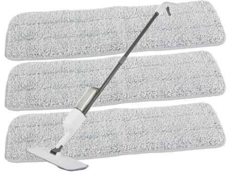 Mop płaski ze spryskiwaczem obrotowy solidny spray 3x zapasowe wkłady