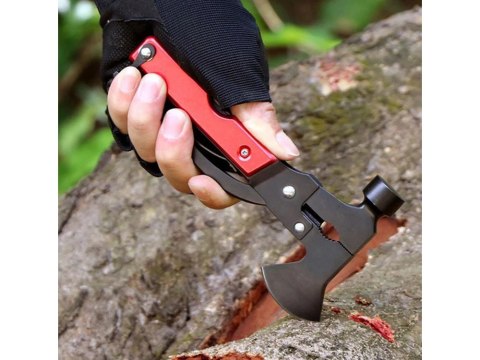 Multitool narzędzie wielofunkcyjne 17w1 survival młotek siekiera kombinerki