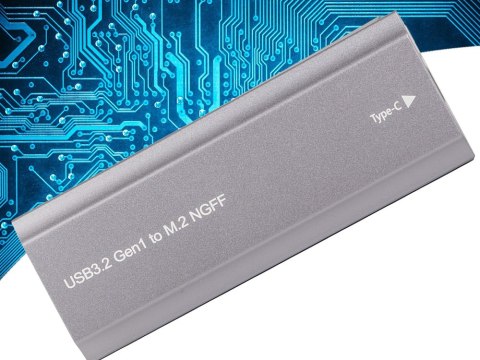 Obudowa adapter dysku kieszeń m.2 sata ngff usb 3.1 usb typ-c 2230-2280mm