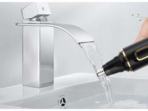 Trymer do nosa uszu depilator włosów golarka brwi 3w1 led