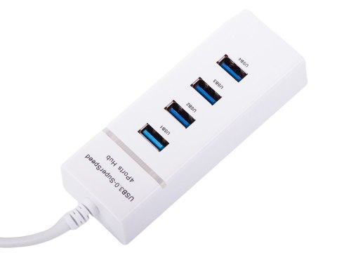 Hub usb 3.0 rozgałęźnik portów 4 porty rozdzielacz przejściówka adapter