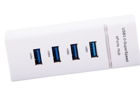 Hub usb 3.0 rozgałęźnik portów 4 porty rozdzielacz przejściówka adapter