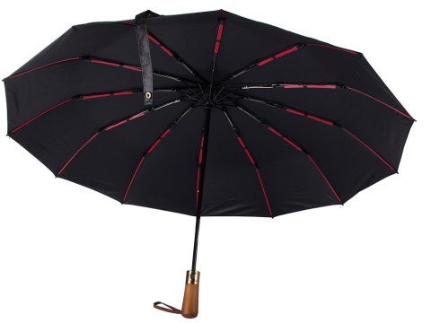 Parasol parasolka składana automat czarny unisex elegancki duży porządny