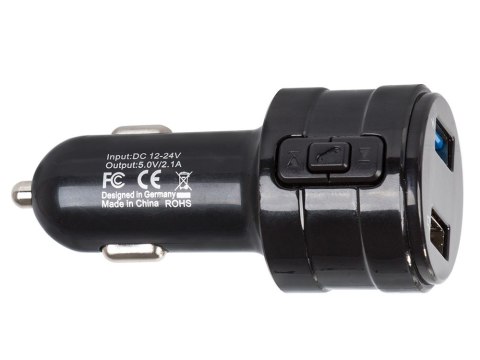 Transmiter fm mp3 bluetooth ładowarka 2x usb audio ładowarka do samochodu