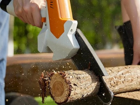 Piła łańcuchowa akumulatorowa mini pilarka gałęziówka gałęziowa do cięcia