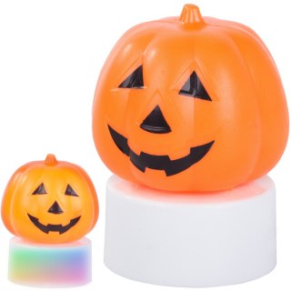 Lampka dynia led świecąca figurka ozdoba dekoracja halloween na baterie