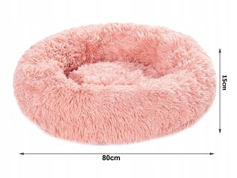 Pluszowe legowisko kojec dla psa kota miękkie poduszka kanapa posłanie 80cm