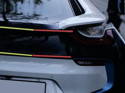 Taśma odblaskowa odblask na rower motor samochód naklejka samoprzylepna 8m