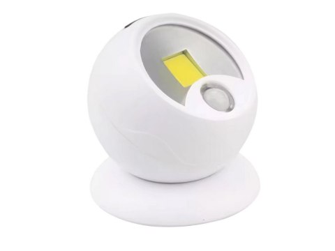 Lampa lampka led cob 360 na baterie magnes bezprzewodowa czujnik ruchu noc