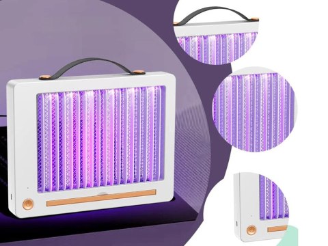 Lampa owadobójcza uv na komary muchy elektryczna owady pułkapka skuteczna