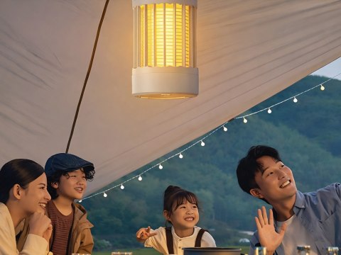 Lampa pułapka owadobójcza na komary owady ćmy uv bezprzewodowa wisząca