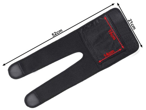 Opaska podgrzewająca na kolano masująca wibracyjna masaż grzejący 3 tryby