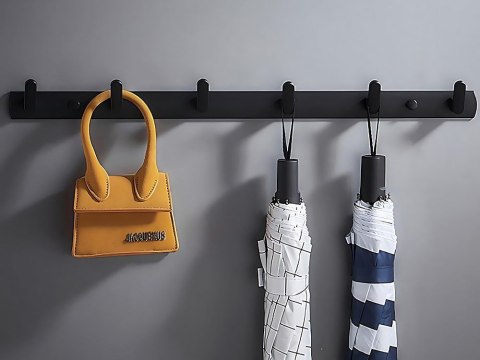 Wieszak na ubrania ręczniki łazienkowy kuchenny ścienny loft ścianę 54,5cm