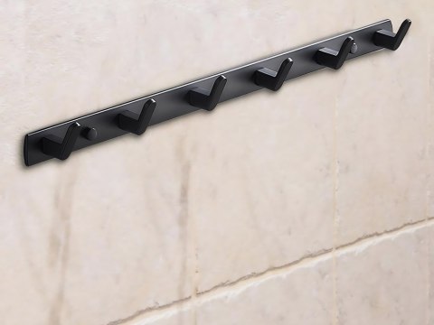 Wieszak na ubrania ręczniki łazienkowy kuchenny ścienny loft ścianę 54,5cm