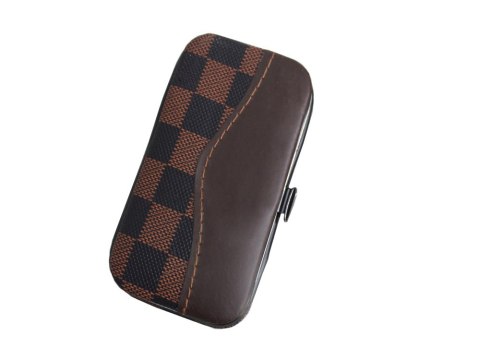 Zestaw do paznokci przybornik manicure pedicure etui cążki 7 elementów