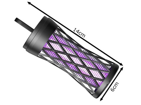 Lampa owadobójcza uv na komary muchy elektryczna owady pułkapka skuteczna