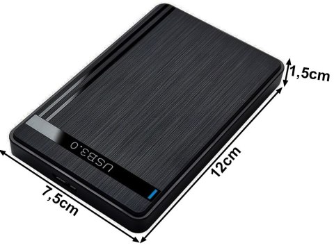 Obudowa dysku kieszeń na dysk adapter hdd ssd 2,5'' usb 3.0 sata kabel etui