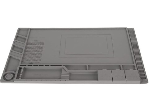 Mata silikonowa serwisowa lutowania organizer duża podkładka 30x45 magnes