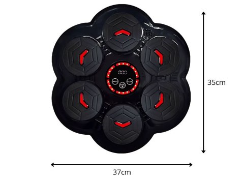 Tarcza bokserska trener boxu muzyka bluetooth usb c + rękawice bokserskie