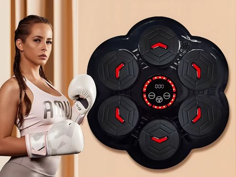 Tarcza bokserska trener boxu muzyka bluetooth usb c + rękawice bokserskie