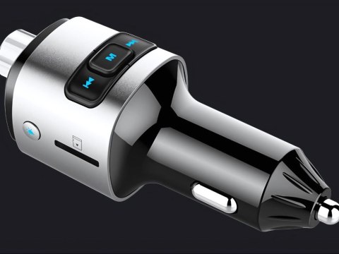Transmiter bluetooth fm ładowarka samochodowa szybka 2x usb podświetlenie