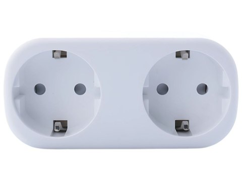 Inteligentne gniazdko podwójne elektryczne wifi smart timer 16a aplikacja