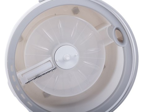 Mop obrotowy rotacyjny 360 spin wiadro zestaw 2x nakładki mikrofibra