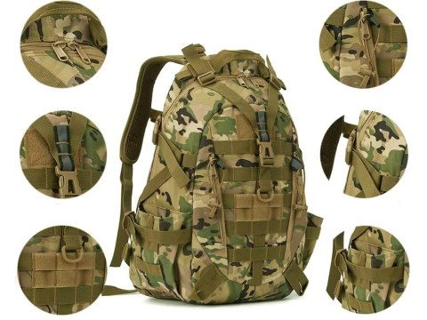 Plecak taktyczny wojskowy militarny survival turystyczny trekkingowy 30l