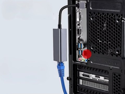 Przejściówka usb typ a ethernet adapter karta sieciowa lan rj45 100mb
