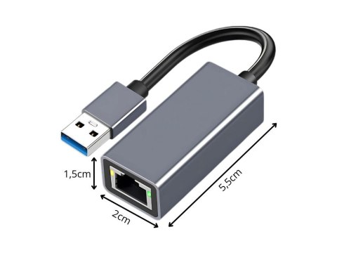Przejściówka usb typ a ethernet adapter karta sieciowa lan rj45 100mb