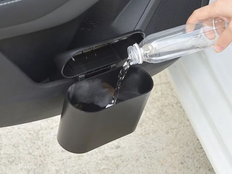 Samochodowy kosz na śmieci mini śmietnik na drzwi do samochodu auta klapkę