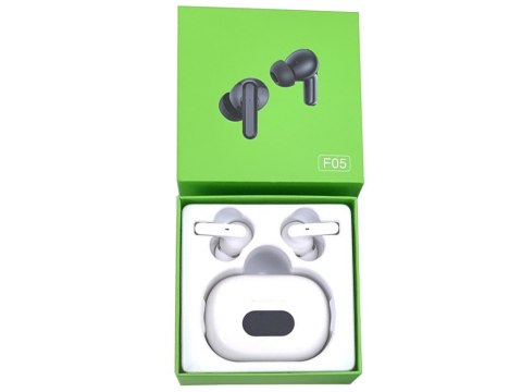 Słuchawki douszne bluetooth bezprzewodowe z etui ładującym led i mikrofonem