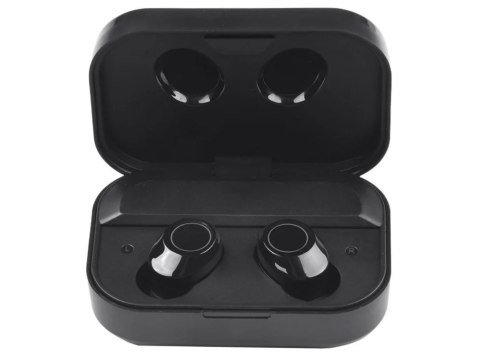 Słuchawki douszne bluetooth bezprzewodowe z etui ładującym led i mikrofonem