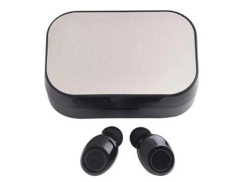 Słuchawki douszne bluetooth bezprzewodowe z etui ładującym led i mikrofonem