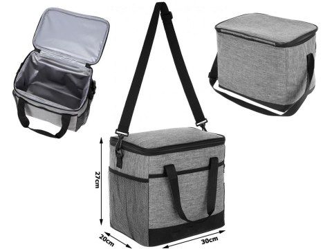 Torba termiczna lunch box jedzenie piknikowa na plażę na picie lodówka 16l