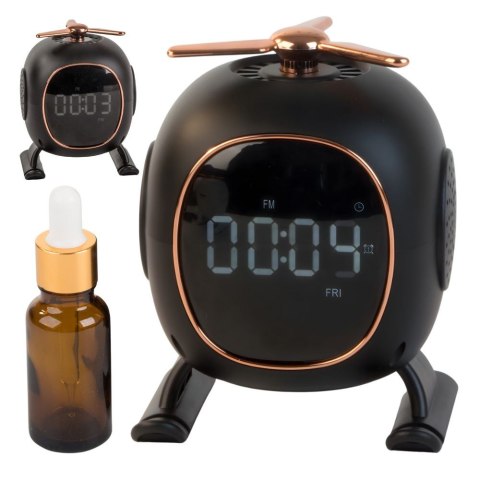 Głośnik bluetooth z aromaterapią budzik lampka nocna zapachowa led timer