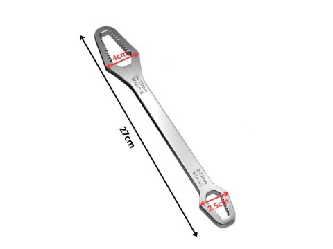 Klucz płaski uniwersalny dwustronny 8-13mm 14-22mm do śrub nakrętek