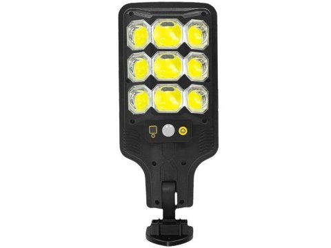 Lampa solarna zewnętrzna cob uliczna z czujnikiem ruchu i zmierzchu + pilot
